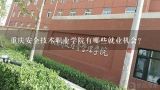 重庆安全技术职业学院有哪些就业机会?