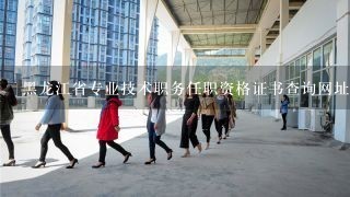 黑龙江省专业技术职务任职资格证书查询网址是什么