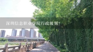深圳信息职业学院行政级别？