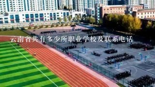 云南省共有多少所职业学校及联系电话