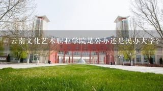 云南文化艺术职业学院是公办还是民办大学？