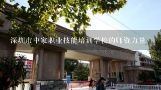 深圳市中家职业技能培训学校的师资力量