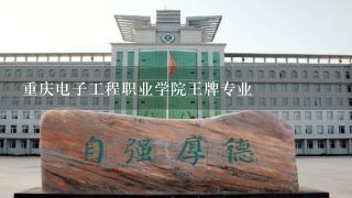 重庆电子工程职业学院王牌专业