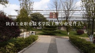 陕西工业职业技术学院王牌专业是什么？