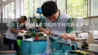 南京工业职业技术学院的学校代码是多少
