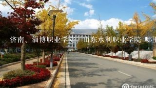济南、淄博职业学院、山东水利职业学院 哪里更好
