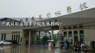武汉职业技术学院有本科吗？
