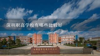 深圳职高学校有哪些比较好