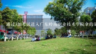 通过3加考试进入广东岭南职业技术学院拿的是全日制大专毕业证吗?