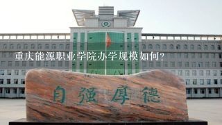 重庆能源职业学院办学规模如何？