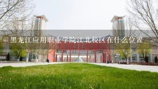 黑龙江应用职业学院江北校区在什么位置